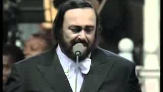 Luciano Pavarotti & Eric Clapton Holy Mother Live
