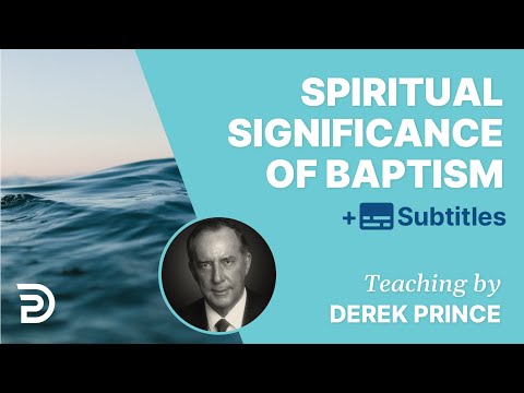 The Spiritual Significance Of Baptism |