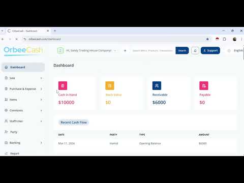 How to Create Purchase Bill in OrbeeCash | Easy Accounting Tutorial