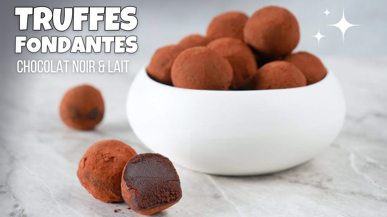 Truffes au chocolat ganache