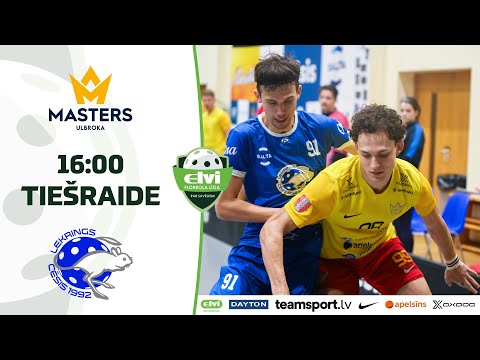 🎥 ELVI florbola līga: FS Masters/Ulbroka - Lekrings (26.01.2025)