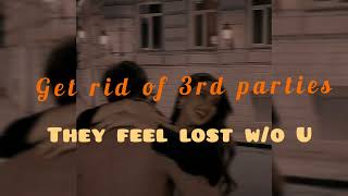They feel so lost w/o you🥂 - third party removal (free request)