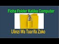 Jinsi ya kuficha folders katika Computer