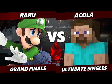 Kagaribi 13 GRAND FINALS - Raru (Luigi) Vs. acola (Steve, Pyra Mythra) Smash Ultimate - SSBU