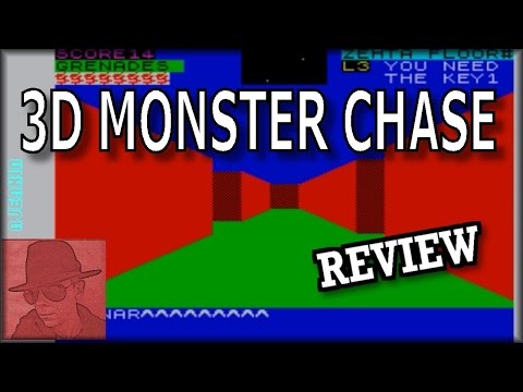 3D Monster Chase - on the ZX Spectrum 48K !! with Commentary - YouTube