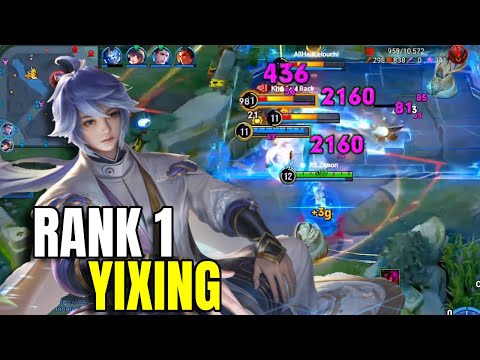 Top 1 Yixing Plays! HIGH RANK DOMINATION | Honor of Kings