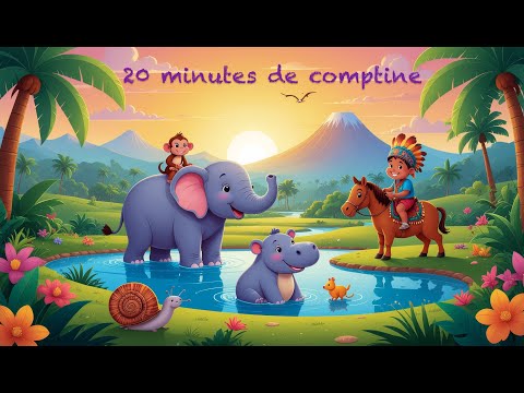 20 MINUTES DE COMPTINE/CHANSON POUR ENFANTS À CHANTER EN RYTHME-REMIX 2025
