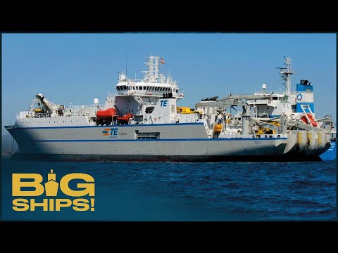 Tyco Resolute: The Colossal Cable-Laying Ship That Keeps The World Connected