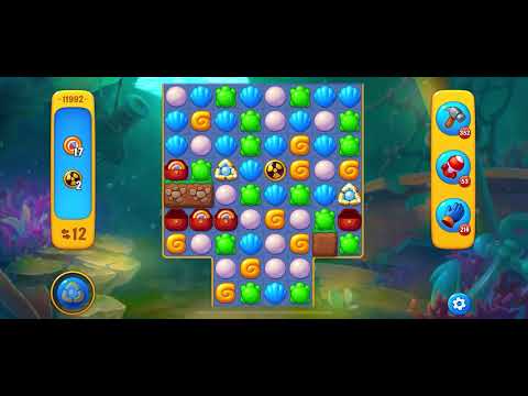 Fishdom level 11992 no boosters フィッシュダム ノーマル