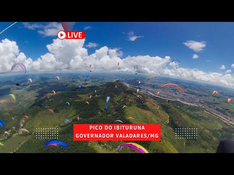 🔴 Pico do Ibituruna em Governador Valadares-MG - Rampa de Paraglider e Asa Delta - Ao Vivo