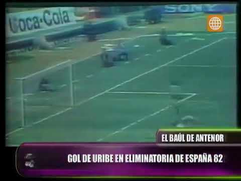 Mira el gol de Julio César Uribe a Uruguay en las Eliminatorias España 82