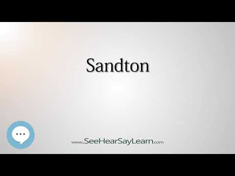 Sandton (How to Pronounce Cities of the World)💬⭐🌍✅