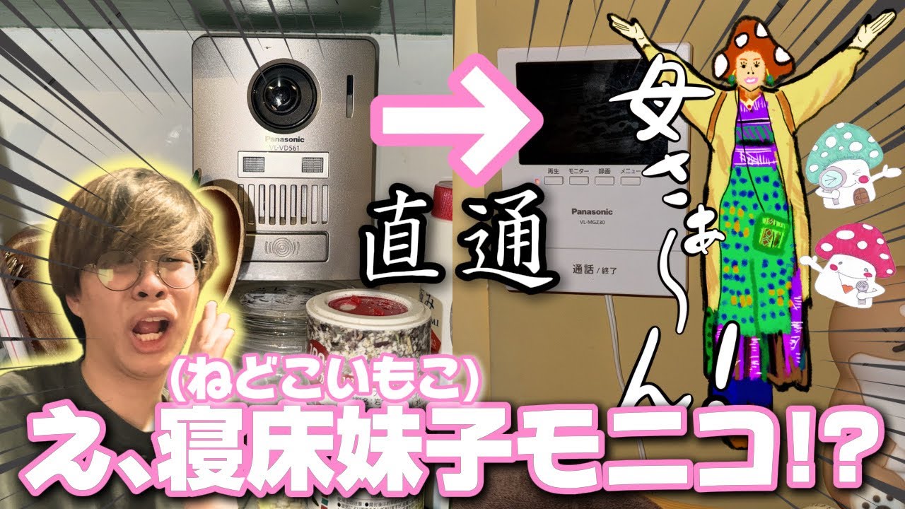 知らぬ間に寝床妹子モニコインターホンが設置されてた話