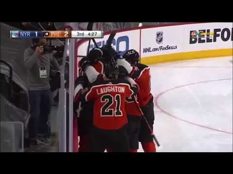 Sam Morin’s First NHL Goal! Flyers vs Rangers 3/27/21