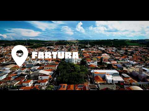 Drone filma a cidade de Fartura/SP