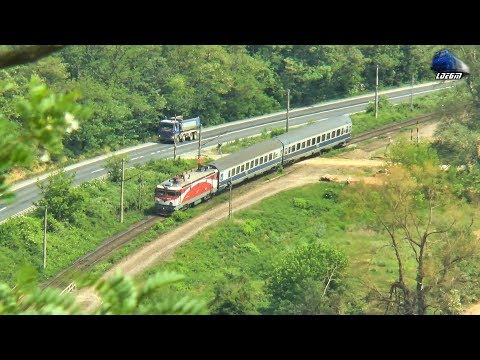 Delfinu` 477-895-3 & IR74-1"Transilvania" Brasov-Budapest Keleti pe M200/on Line 200 in Radna