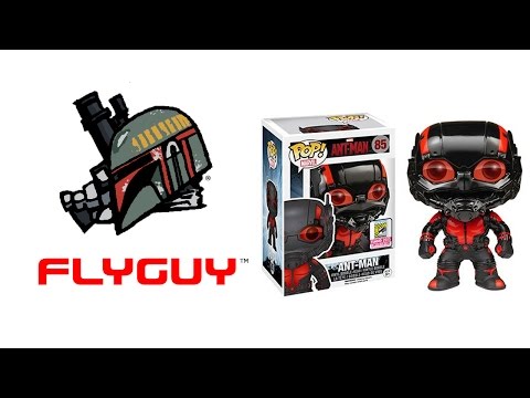 Funko POP Marvel: Black Out Ant-Man SDCC Exclusive Toy Action Figure Review | By @FLYGUY