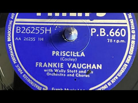 Frankie Vaughan Priscilla 78rpm