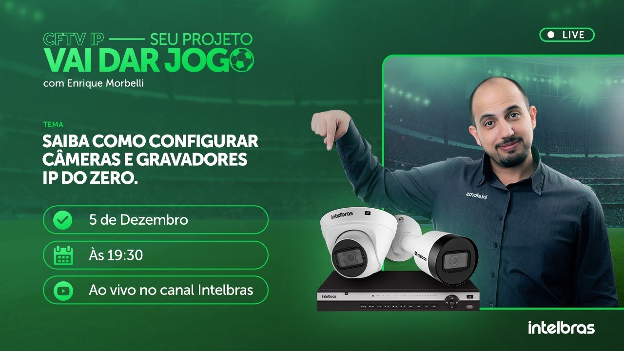 MasterClass CFTVIP: Configurando câmeras e gravadores do zero
