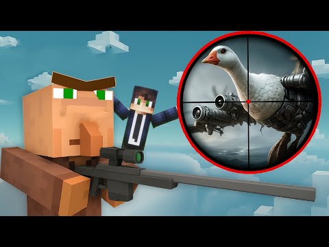 Kovalski 24 Sata Kao Lovac na Bombombini Gusinia u Minecraftu!!!