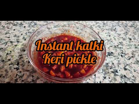 Instant Katki Keri Pickle|Juicy sour-saltsliced mangopickle without keepinginthesun-Dipal's kitchen