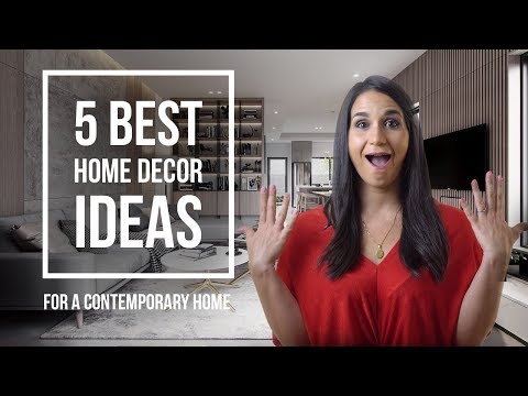 Interior design ideas and tips for a contemporary house desi...