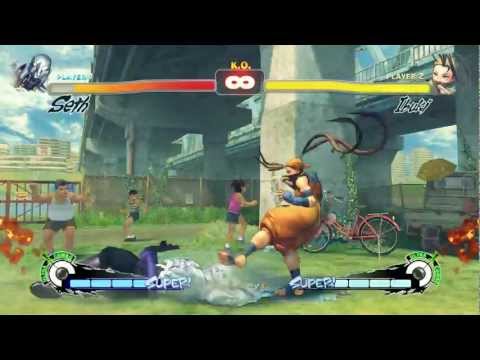 SSF4 AE2012 - Ibuki's Neckbreaker Unblockable j.HP vs Seth