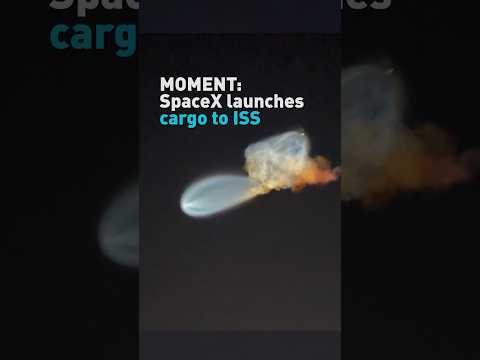 MOMENT: SpaceX launches cargo to International Space Station