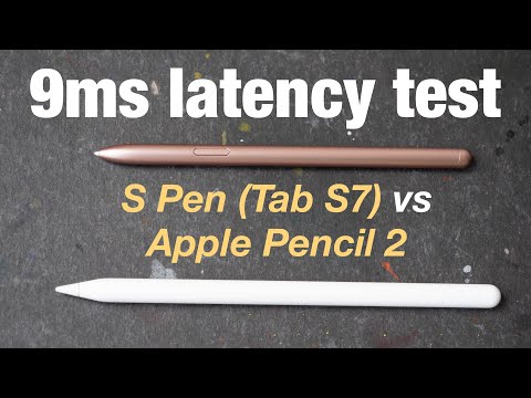 Latency Test: S-Pen 2020 vs Apple Pencil 2