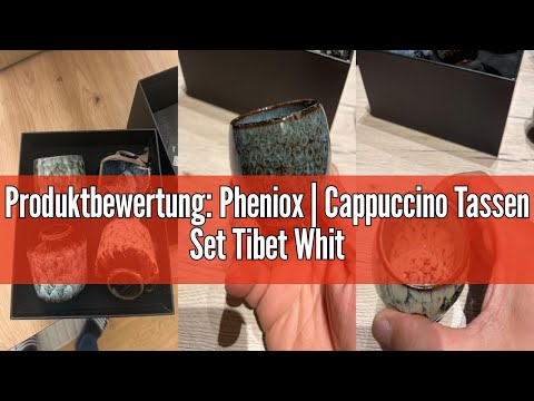 Produktbewertung: Pheniox | Cappuccino Tassen Set Tibet White | 2-teilig | 180 ml | hochwertige Tass