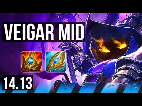 VEIGAR vs KAI'SA (MID) | 6/0/4, Dominating | EUW Master | 14.13