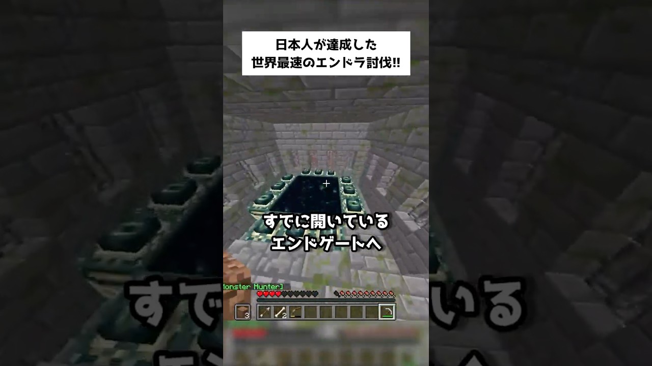 エンドラを世界最速で討伐した日本人?!【マイクラ】