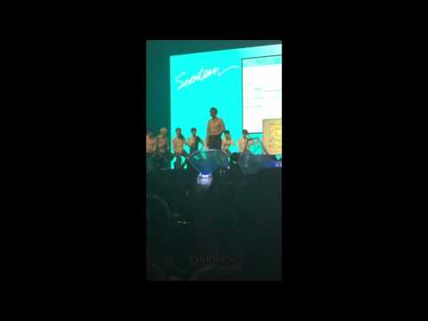 160813 Seventeen Shining Diamonds in SG - Q&A Hoshi singing I Do