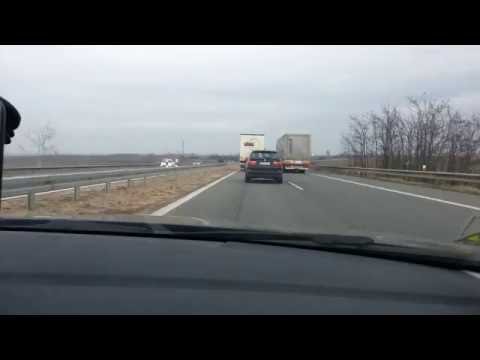 Czech Highway D1 from the beginning, first kilometers