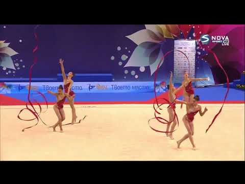 BULGARIA (BUL) - 5 Ribbons Final | Junior Groups | 37th European Championships 2021 - 28.800
