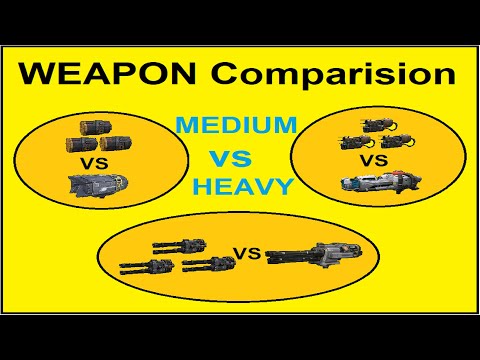 you will be shocked medium and heavy weapons Redeemer Taran Exodus Orkan Avenger Punisher