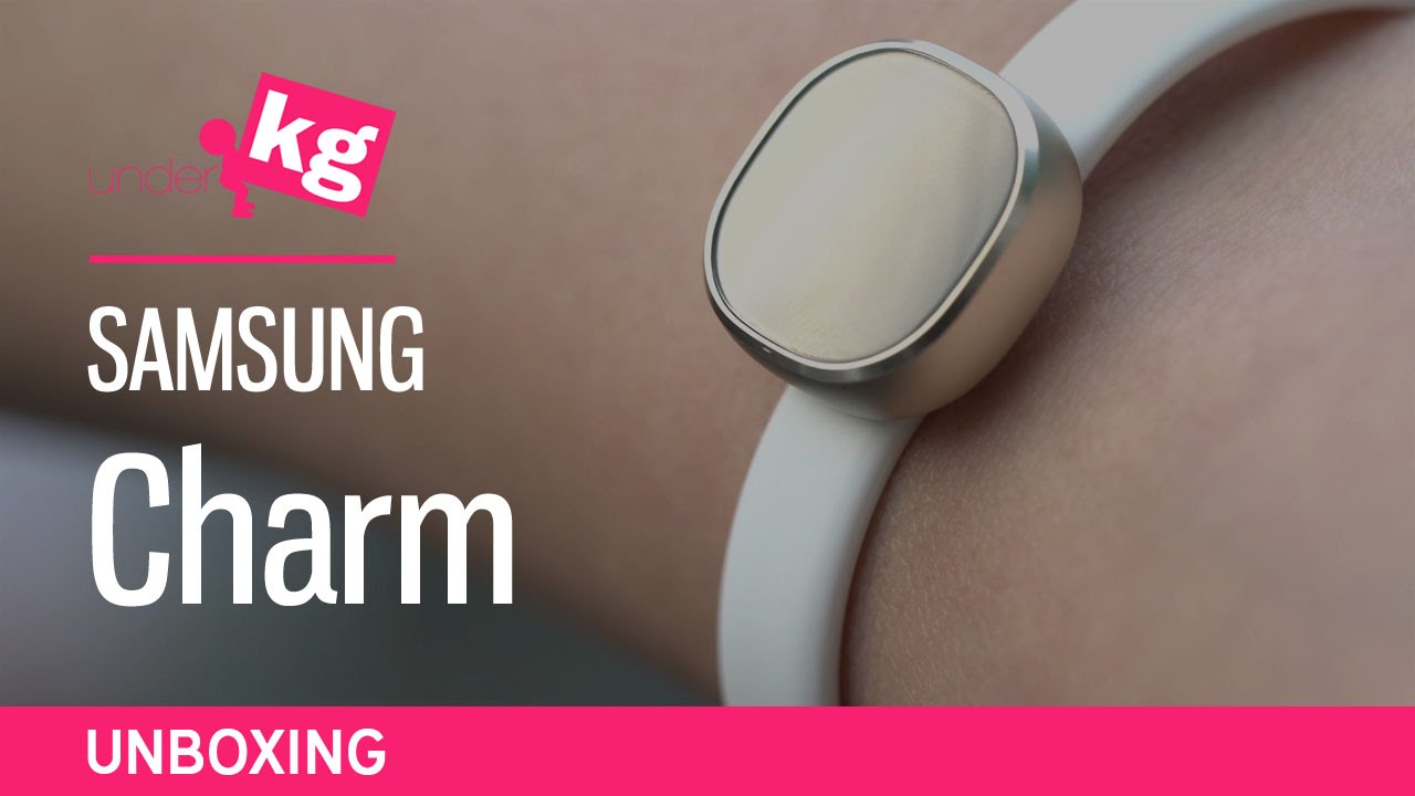 Умный браслет Samsung Charm, розовый