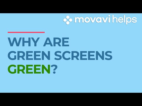 Why are green screens green? | MOVAVI HELPS Video