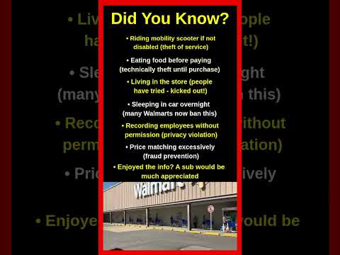 Ways to Get Banned From Walmart 🏪❌