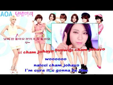 AOA 단발머리 Short Hair official instrumental karaoke
