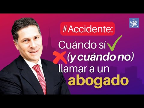 ACCIDENTE 💥 ¿Cuándo SÍ (y cuándo NO) es necesario un ABOGADO?