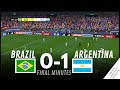 Last minutes • BRAZIL 0-1 ARGENTINA | 2026 World Cup Qualifiers • Video game Simulation & Recreation