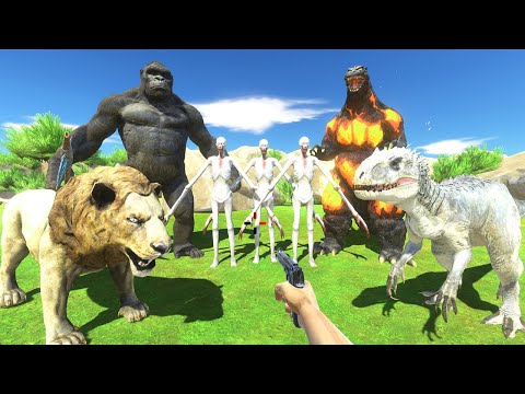 Jurassic World Evolution Camping I'm Hunting SCP-096, King Kong, Godzilla, Indominus rex, Dragon,...