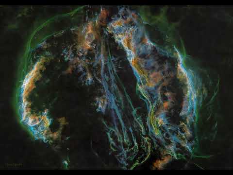Supernova Remnant: The Veil Nebula #shorts