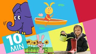 Hallo Elefant - Blumentopf aus Gummistiefel basteln &amp; Lied Alle meine Entchen | Der Elefant | WDR