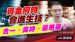 資金何時會進生技？合一、美時、藥華藥！｜台股攻略｜劉烱德 (圖)