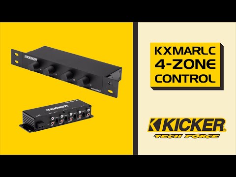 KICKER KXMARLC 4-Zone Marine Audio Controller