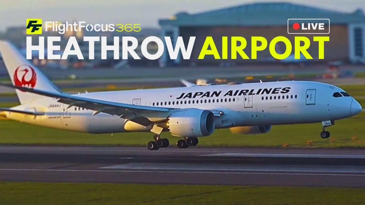 Heathrow Airport Live - CROSSWIND Tuesday 3rd June 2025