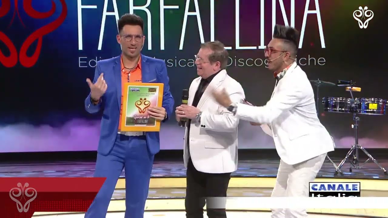 Mister Domenico -  TI REGALO (beguine) Serata Canale Italia SPECIALE FARFALLINA in TV
