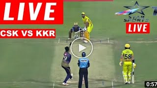 Csk vs Kkr live match and live score . cskvskkrlivefullmatch